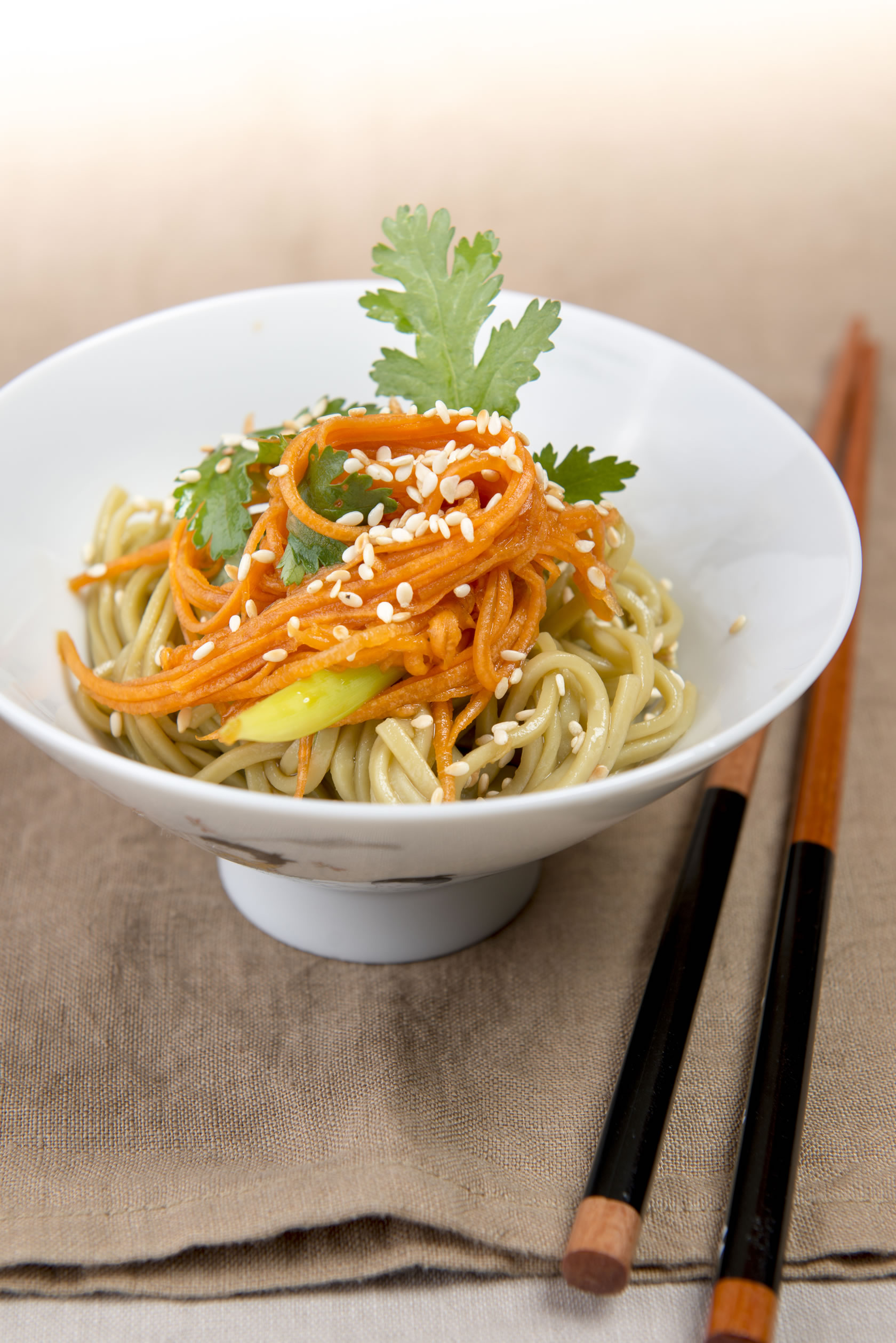 Cha Soba with Spicy Sauce Hakubaku The Kokumotsu Company